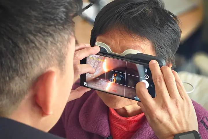 MIDAS at Xnode Vision Screening, China, photographed 2025